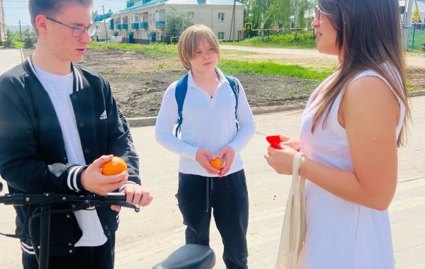 «Апельсин вкуснее!»: в Мамадыше прошла акция ко Всемирному дню без табака