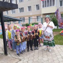 В детском саду «Нухрат» прошёл яркий праздник Сабантуй
