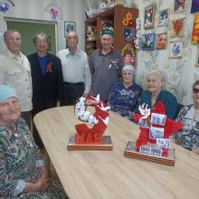 В Мамадыше ветераны приняли участие в мастер-классе «Символы Великой Победы»