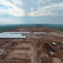 В Мамадышском районе продолжается строительство одного из крупнейших животноводческих комплексов Татарстана