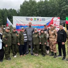 ⭐ Герой России Расим Баксиков посетил выставку гуманитарного штаба «Мы вместе» на «Питрау-2026»