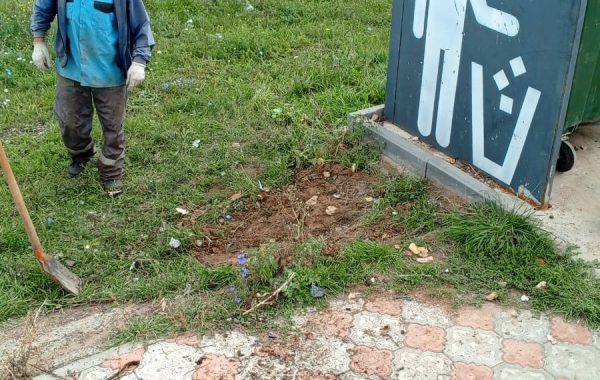 В Мамадыше привели в порядок контейнерные площадки