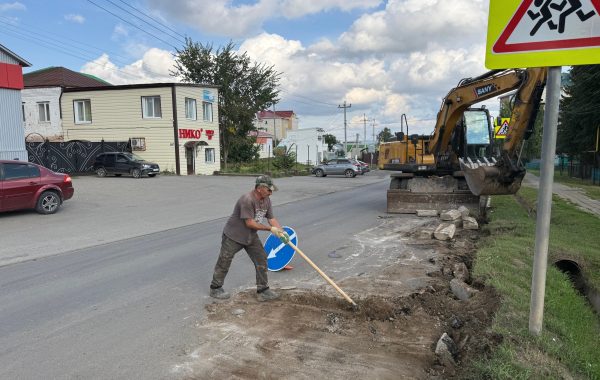 Улица Ленина в Мамадыше преображается: дорожные работы продолжаются