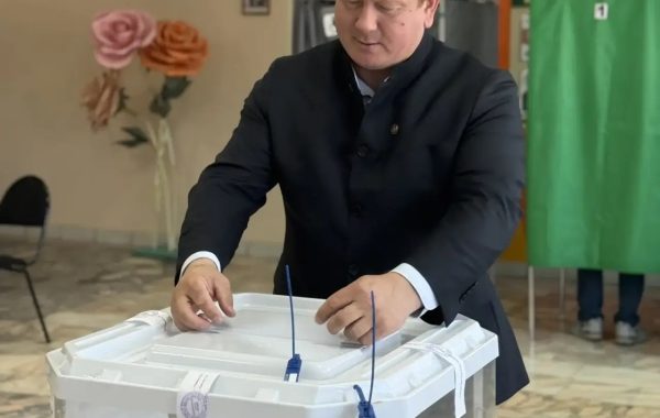 Вадим Никитин проголосовал на избирательном участке в Мамадыше