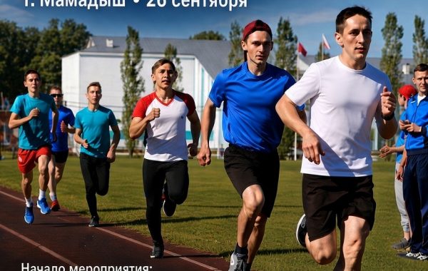 В Мамадыше 26 сентября состоится массовый «Кросс Татарстана — 2026»