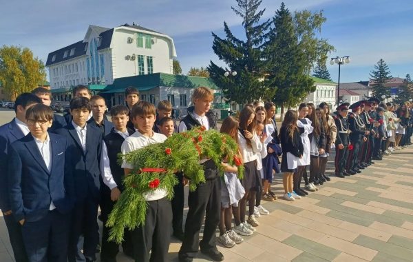 В Мамадыше учащиеся лицея №2 приняли участие в патриотической акции