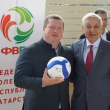 В Мамадыше проходят финальные игры XIII розыгрыша Кубка президента Федерации волейбола Татарстана